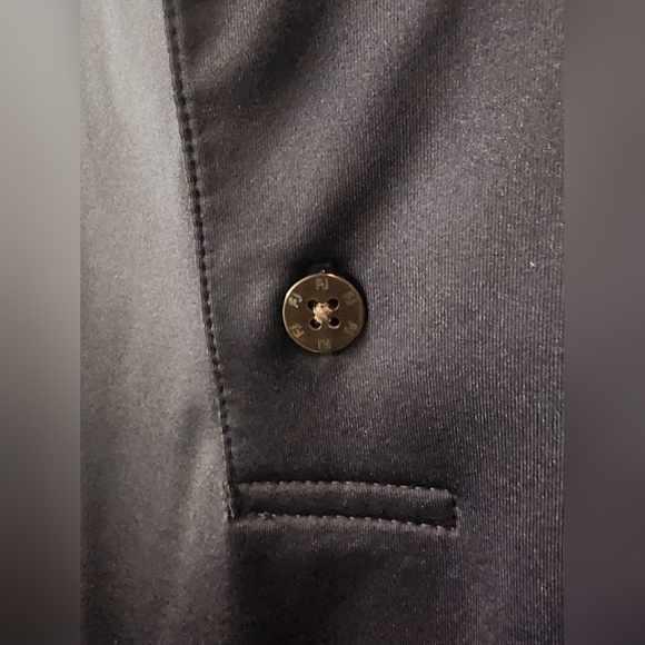 FJ Footjoy Mens Navy Polo Golf Shirt Sz Medium - Picture 8 of 10